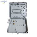 FTTH0212A ABS material 2 inlet port 12 outlet ports engineer plastic odf optical fiber distribution frame wall mount termination